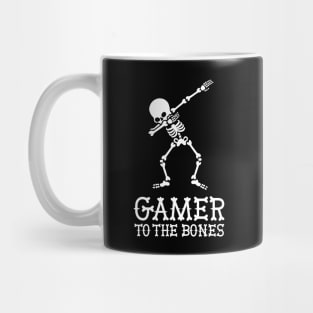 Gamer to the bones - DAB DABBING skeleton gaming Mug